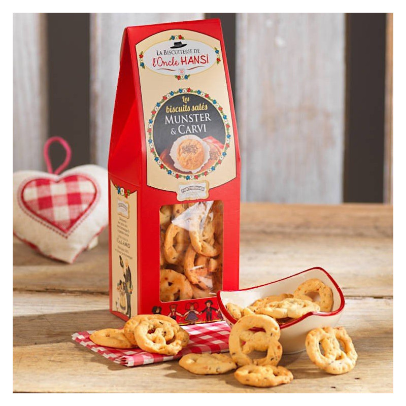 Aperitifgebäck mit Munster und Kümme
