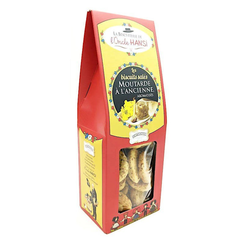 Biscuits Apéritif à la Moutarde à l'Ancienne