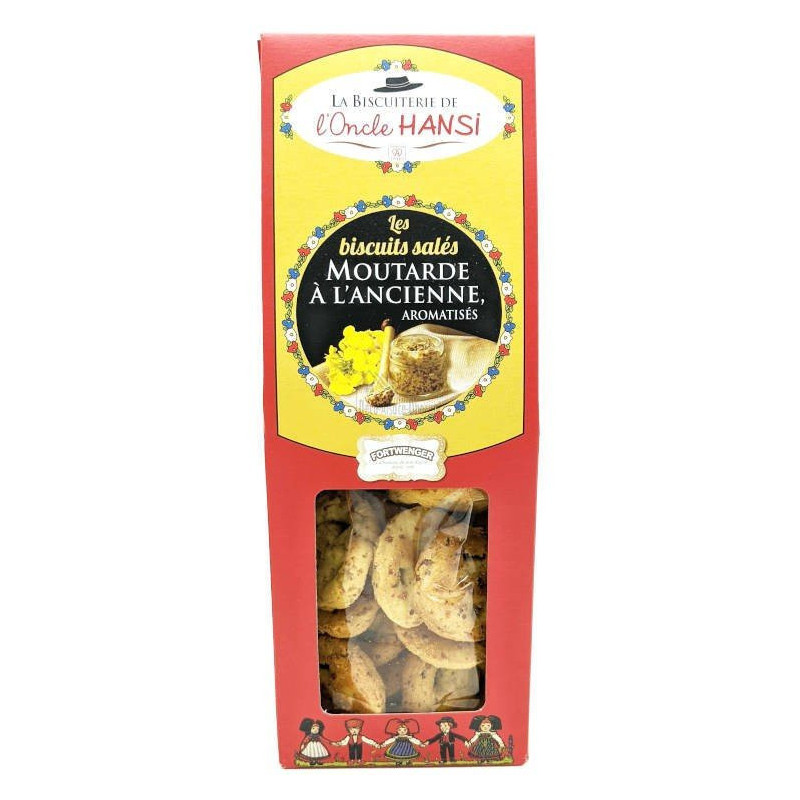 Biscuits Apéritif à la Moutarde à l'Ancienne