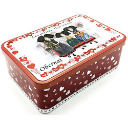 Sugar box decorated with Little Alsatians