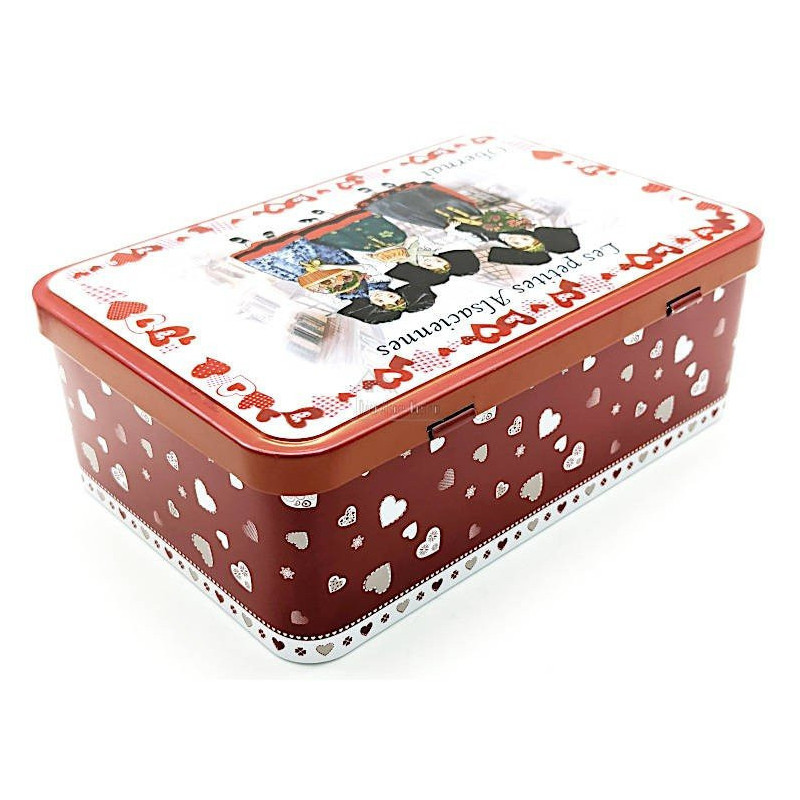 Sugar box decorated with Little Alsatians