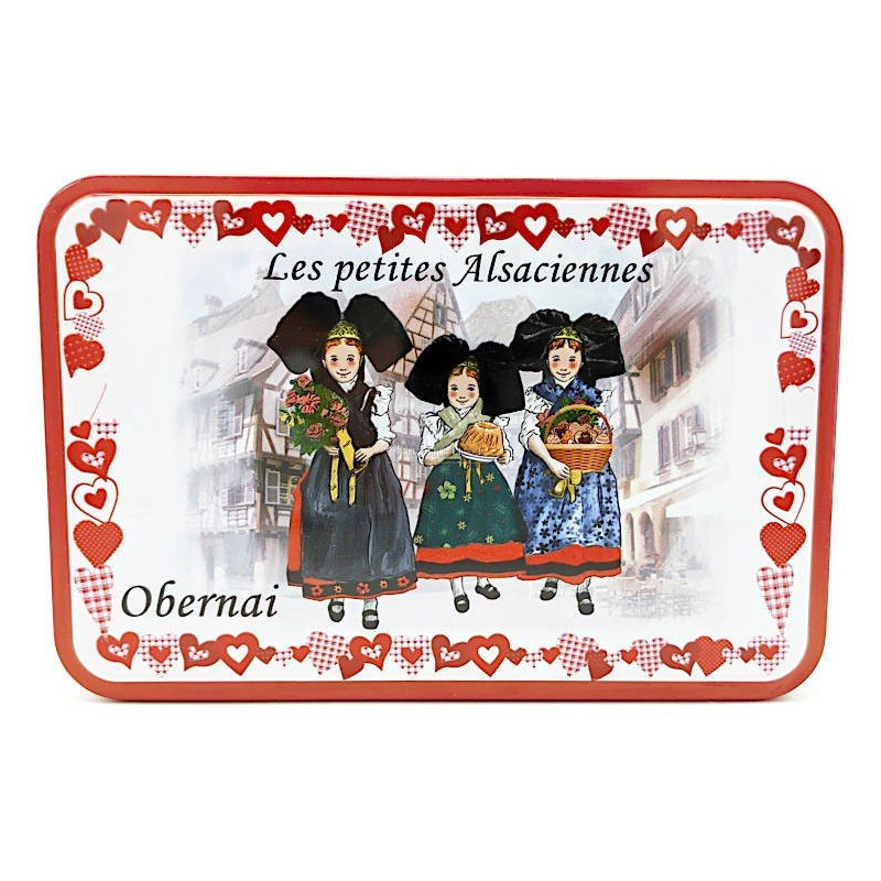 Sugar box decorated with Little Alsatians