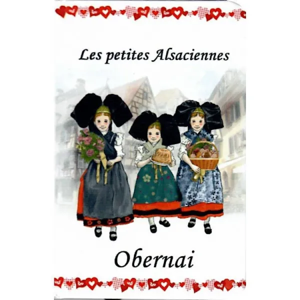 Notepad decorated with Little Alsatians from Obernai