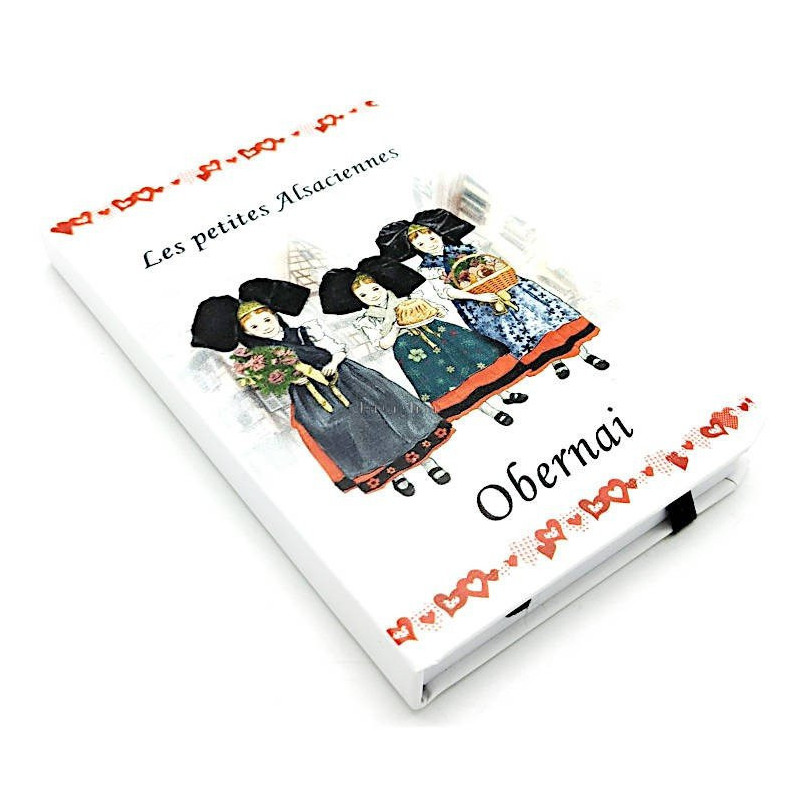 Notepad decorated with Little Alsatians from Obernai