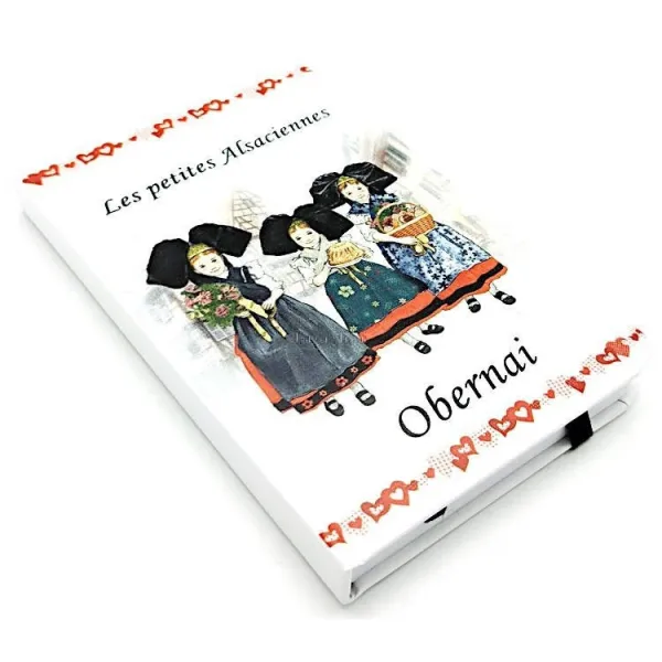 Notepad decorated with Little Alsatians from Obernai