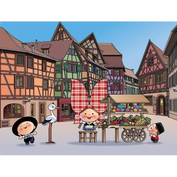 Tischset Lovely Elsa Vichy Rot