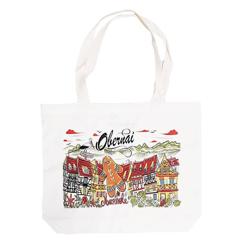 Tote Bag Village Alsacien Obernai