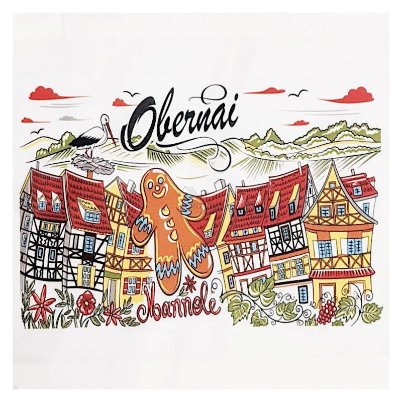 Tote Bag Village Alsacien Obernai