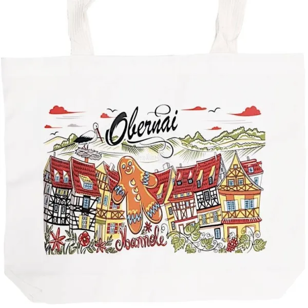 Tote Bag Alsatian Village Obernai