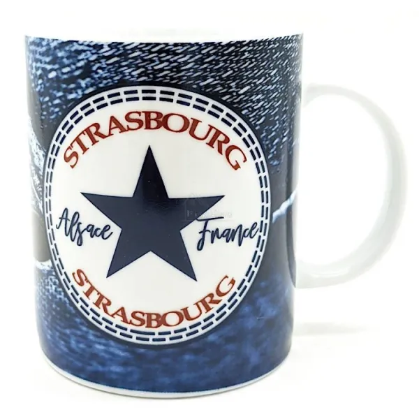 Ceramic Coffee Mug decorated Strasbourg