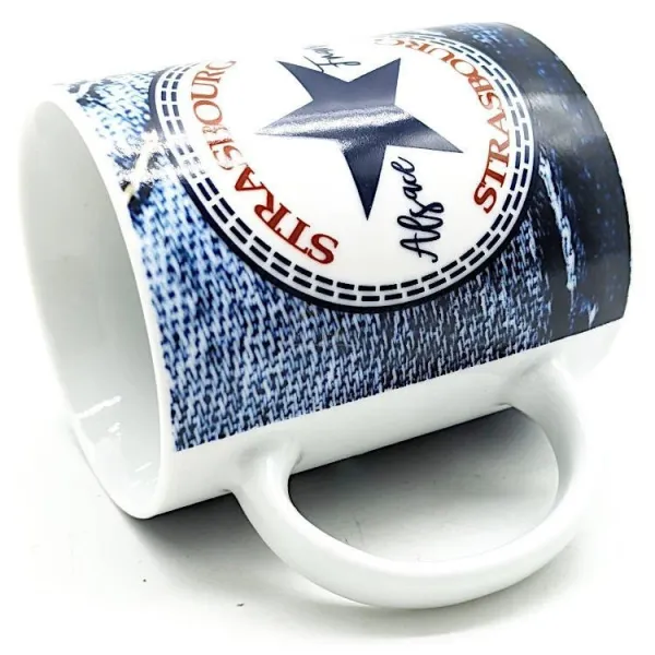 Ceramic Coffee Mug decorated Strasbourg