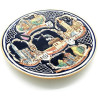 Assiette en Faience décorée de Villes d'Alsace
