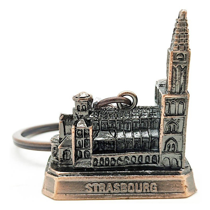 Porte Clé en Bronze Cathédrale Notre-Dame de Strasbourg