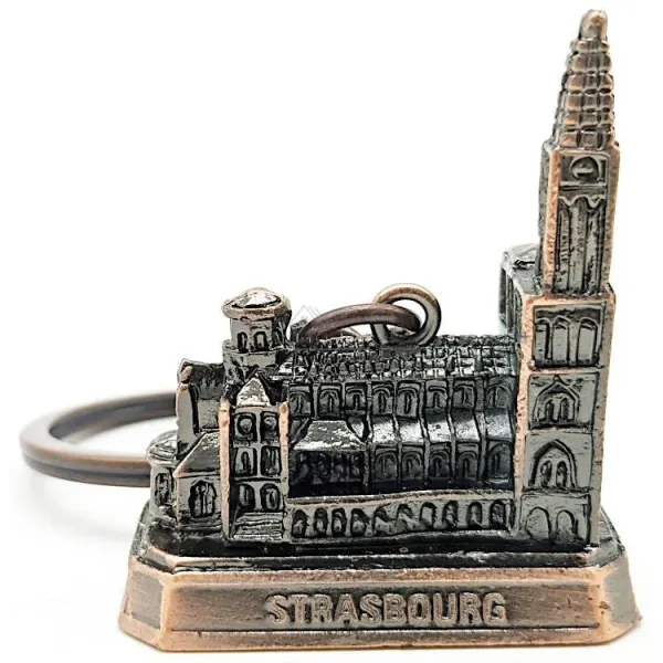 Porte Clé en Bronze Cathédrale Notre-Dame de Strasbourg