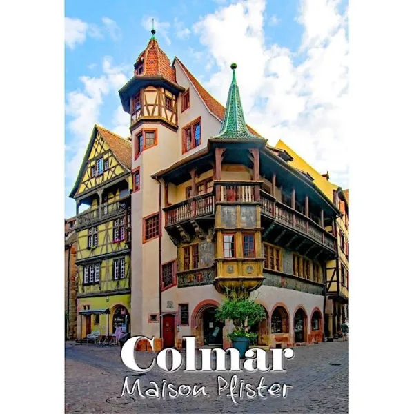 Decorative Magnet Pfister House in Colmar