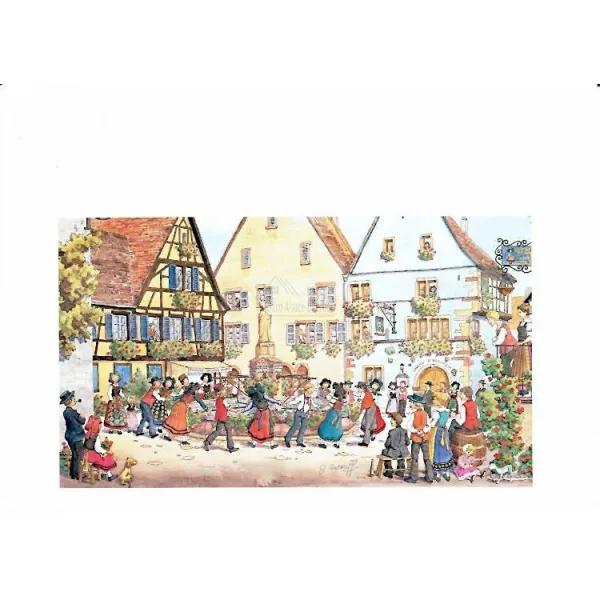 Watercolour envelope Georges Ratkoff