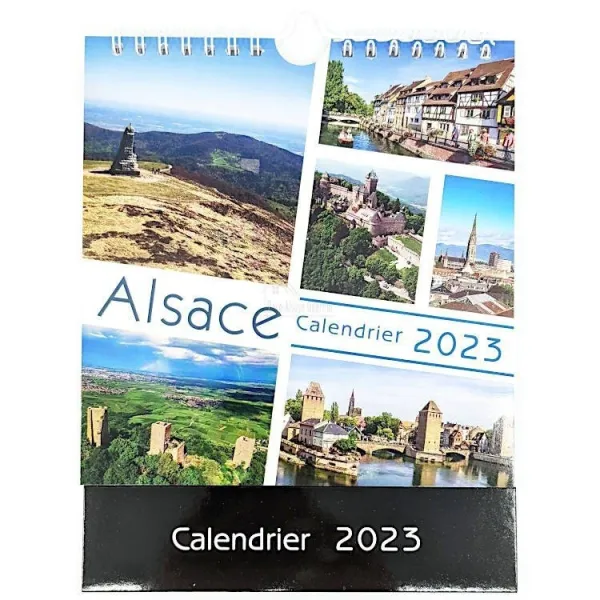 Calendrier Chevalet images d'Alsace 2023