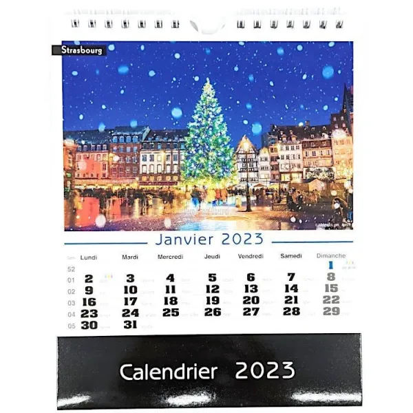 Calendrier Chevalet images d'Alsace 2023