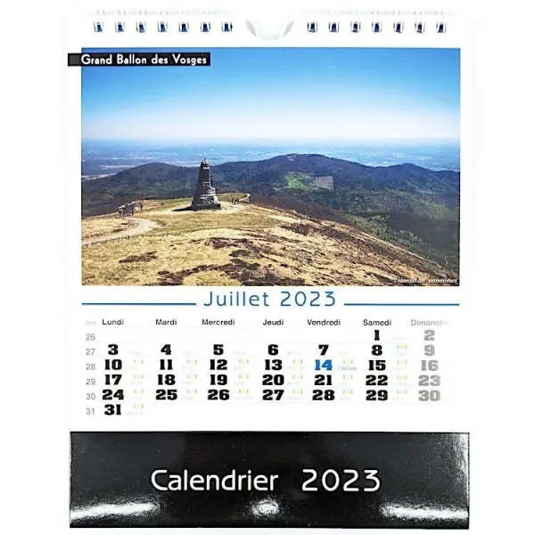 Calendrier Chevalet images d'Alsace 2023