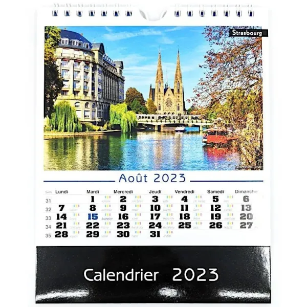 Calendrier Chevalet images d'Alsace 2023