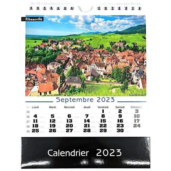 Calendrier Chevalet images d'Alsace 2023