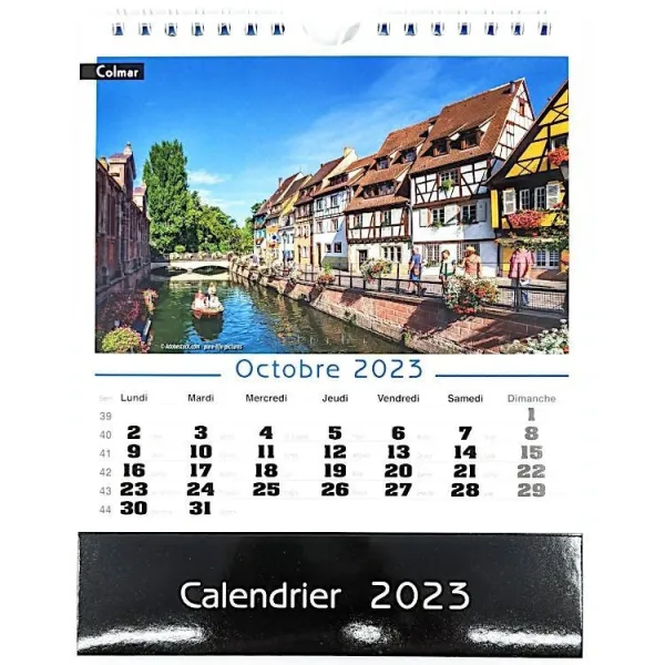 Calendrier Chevalet images d'Alsace 2023