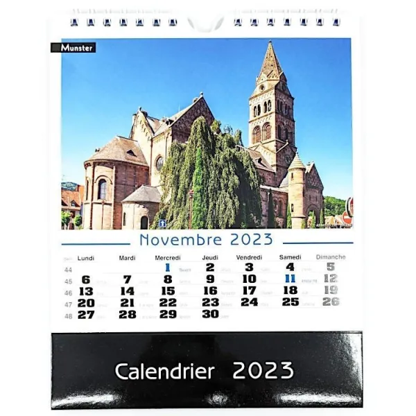 Calendrier Chevalet images d'Alsace 2023