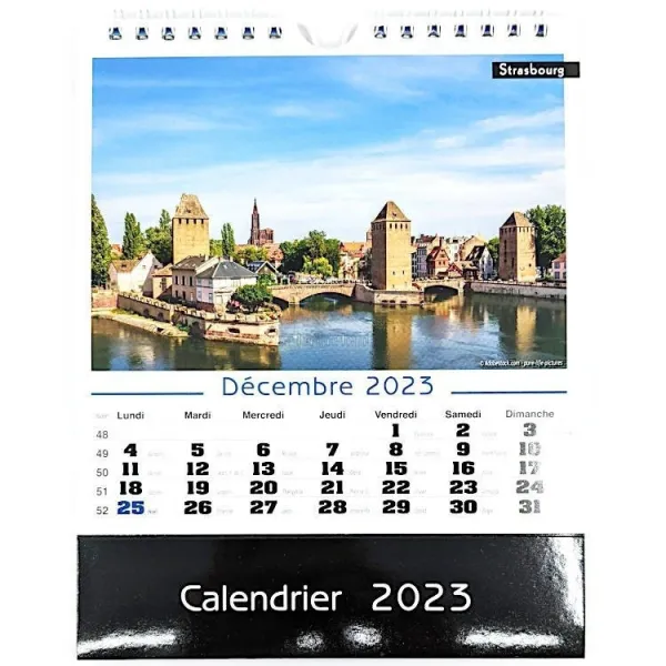 Calendrier Chevalet images d'Alsace 2023