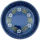 Plat à Tourte 20 cm Bleu de Soufflenheim Marguerite