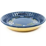 Kuchenform 20 cm Bleu de Soufflenheim Gänseblümchen