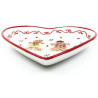 Ceramic Gingerbread Manneles Heart Dish