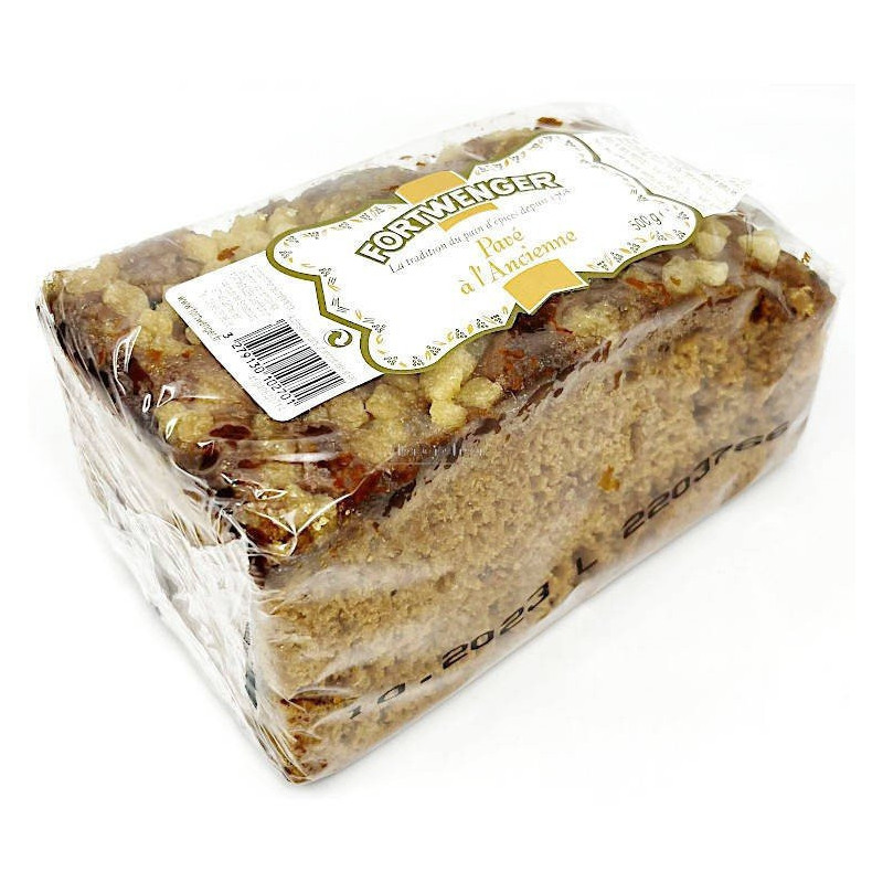Altmodischer Lebkuchen mit Honig und Perlzucker