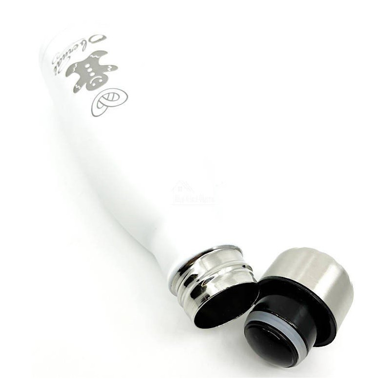 Obernai Gingerbread and Pretzel White Insulated Steel Bottle