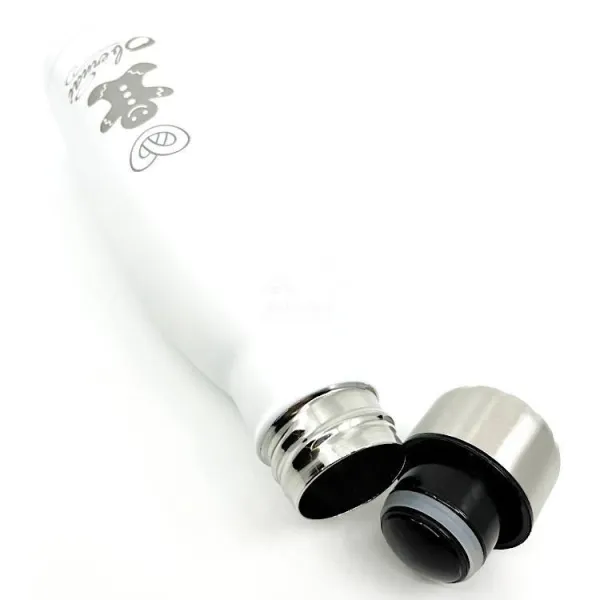 Obernai Gingerbread and Pretzel White Insulated Steel Bottle