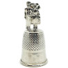 Alsatian Couple Metal Thimble Collection