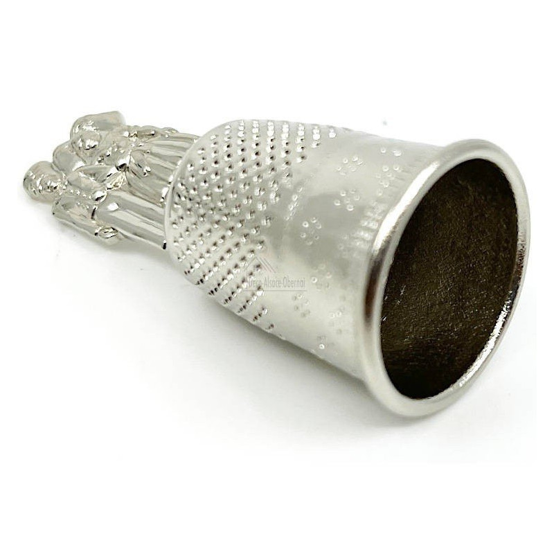 Alsatian Couple Metal Thimble Collection