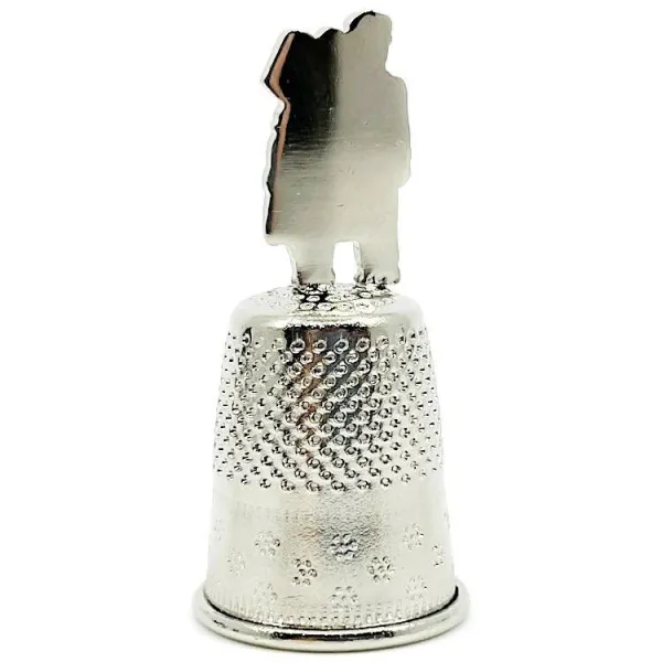 Alsatian Couple Metal Thimble Collection