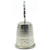 Alsatian Couple Metal Thimble Collection