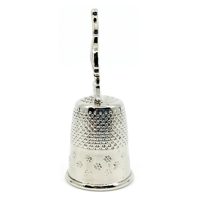 Metal and Stork Thimble