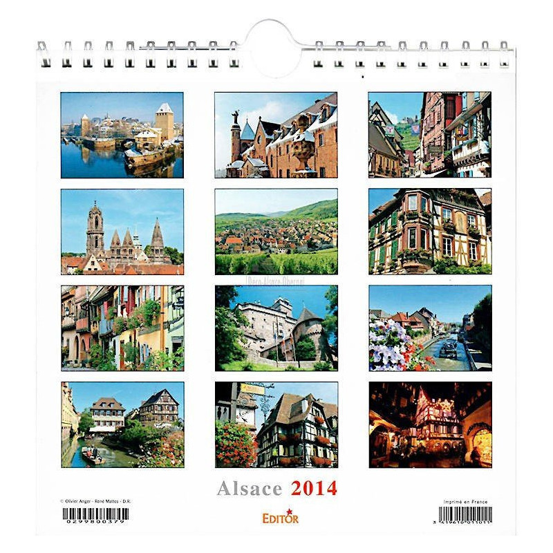 Kalender Elsässische Dörfer in Farbe 2014
