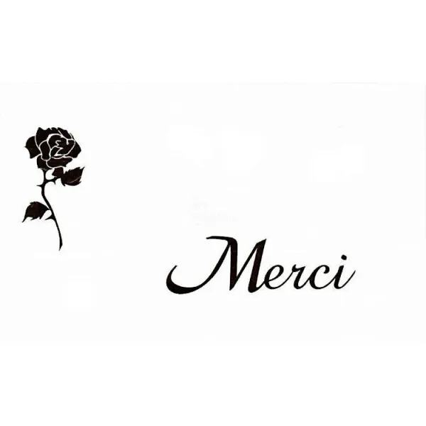 5 Cartes de Remerciement Mignonnettes avec Enveloppes