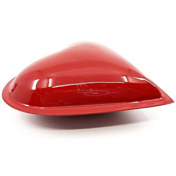 Red lacquered Metal Heart 13 cm to hang