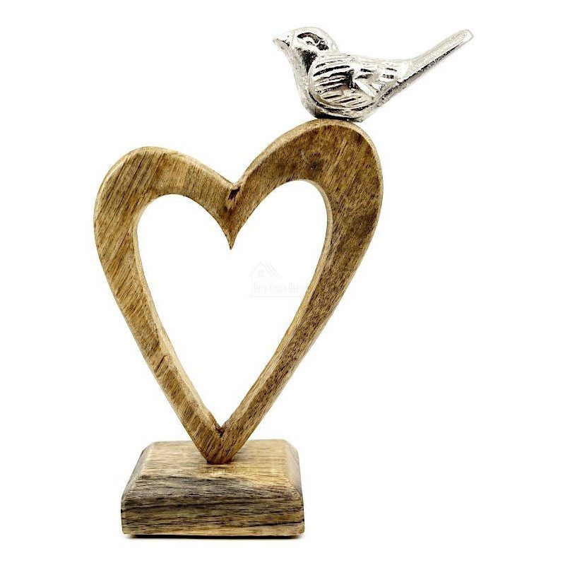 Heart of Alsace in Mango Wood with Perched Bird