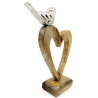 Heart of Alsace in Mango Wood with Perched Bird