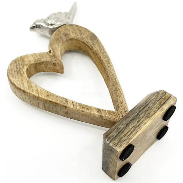 Heart of Alsace in Mango Wood with Perched Bird