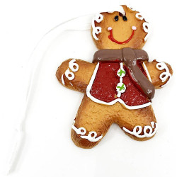 Hängeleuchte kleiner Biskuit Mannele Dekor Lebkuchen aus Kunstharz