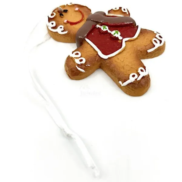 Hängeleuchte kleiner Biskuit Mannele Dekor Lebkuchen aus Kunstharz