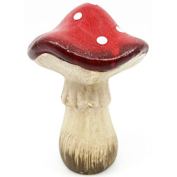 Champignon Amanite décoratif en Céramique