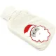 Bouillotte à eau tricot écrus brodé décor Père Noël