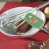 Green Silicone Spatula and Whisk Kit with Gingerbread decoration